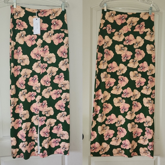 New Ava Sky Skirt Ker Peony Aloha Bloom M Maxi Pencil Hibiscus Fighting Eel Long - Picture 9 of 15